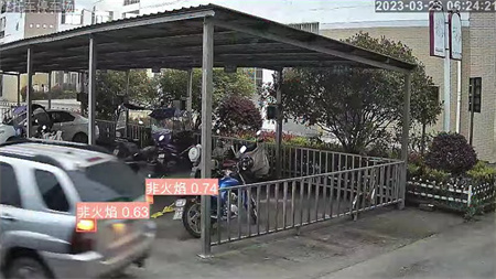 停車場監(jiān)控系統(tǒng)通過AI視頻監(jiān)控實現(xiàn)火焰識別報警服務